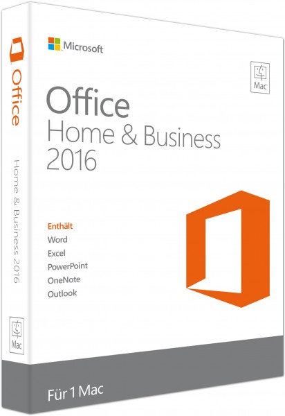 Microsoft Office 2016 Home and Business MAC | Accountgebunden