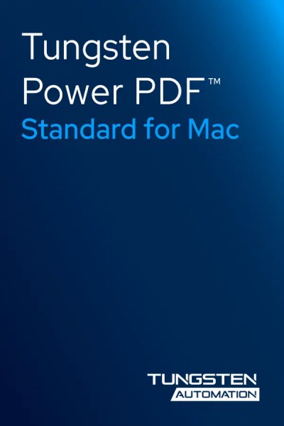 Tungsten/Kofax Power PDF Standard 2026.2