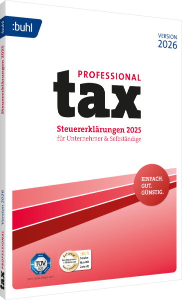 Buhl Tax 2026 Professional Steuerjahr 2025 | Windows