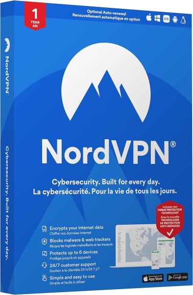 NordVPN Standard + Cybersecurity 2026 | 10 Geräte - 1 Jahr